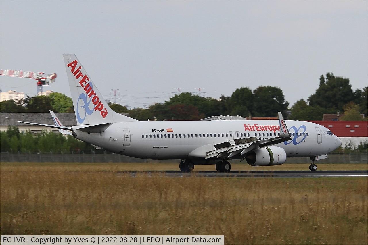 EC-LVR, 2013 Boeing 737-85P C/N 36593, Boeing 737-85P, Reverse thrust landing rwy 06, Paris Orly Airport (LFPO-ORY)