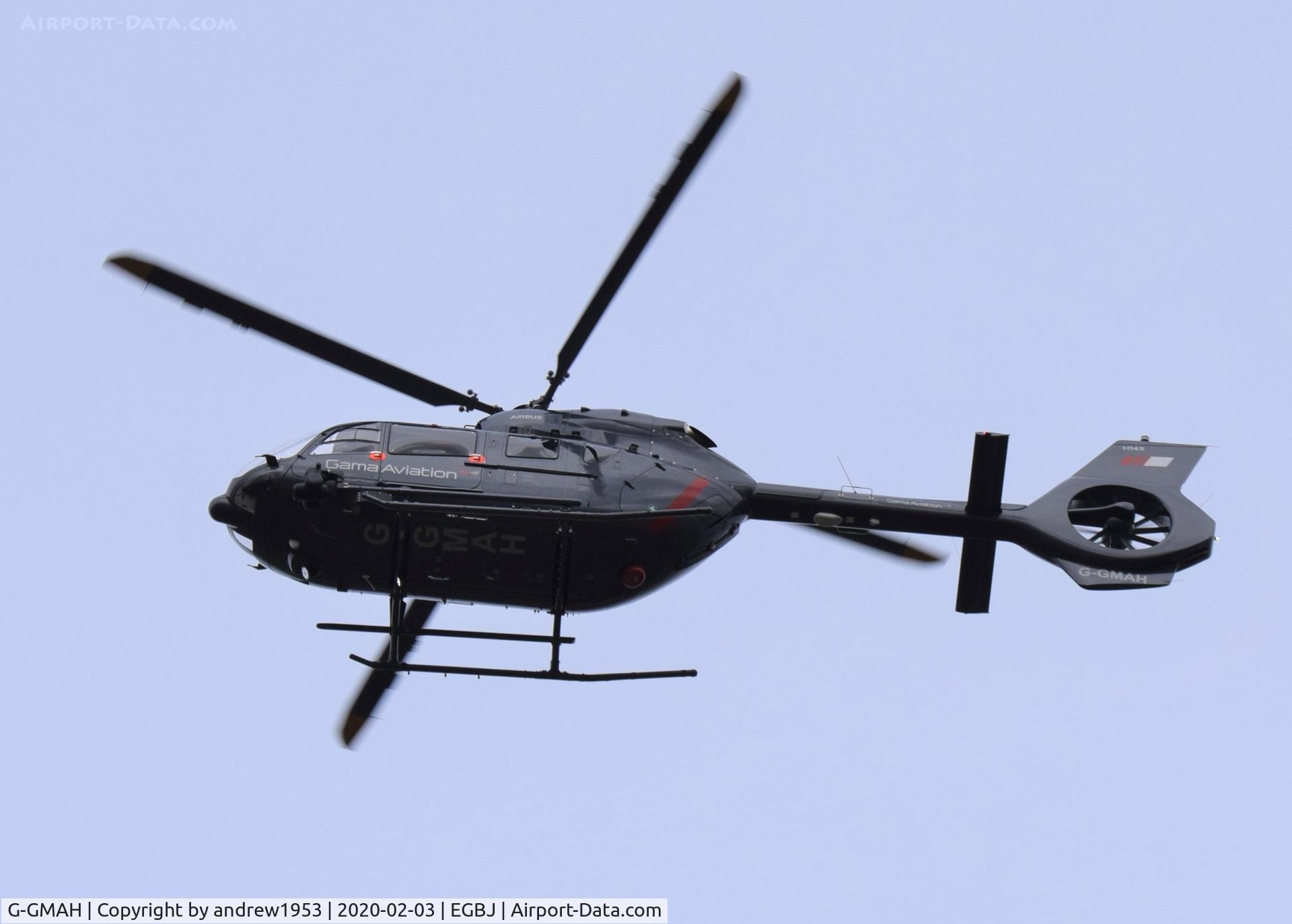 G-GMAH, 2019 Airbus Helicopters EC-145T-2 (BK-117D-2) C/N 20289, G-GMAH at Gloucestershire Airport.