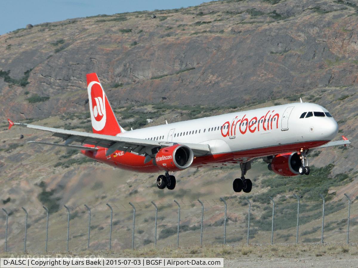 D-ALSC, 2003 Airbus A321-211 C/N 2005, Landing with passenger for Cruise ship
