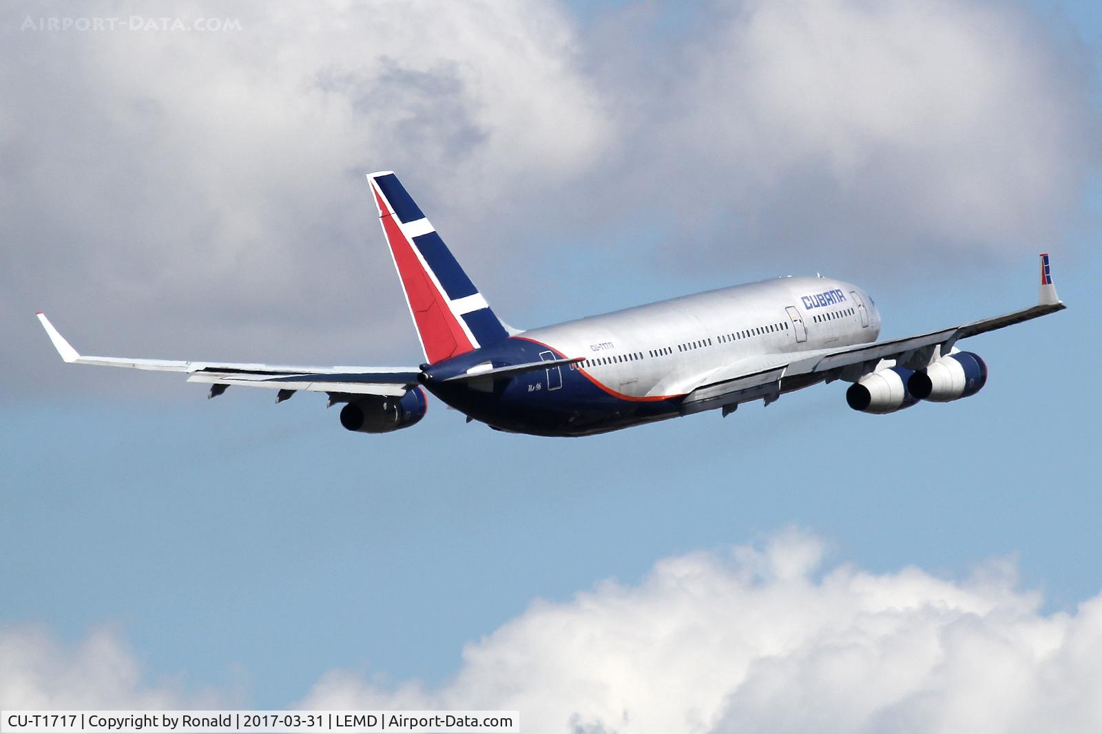 CU-T1717, 1992 Ilyushin Il-96-300 C/N 74393201005, at mad