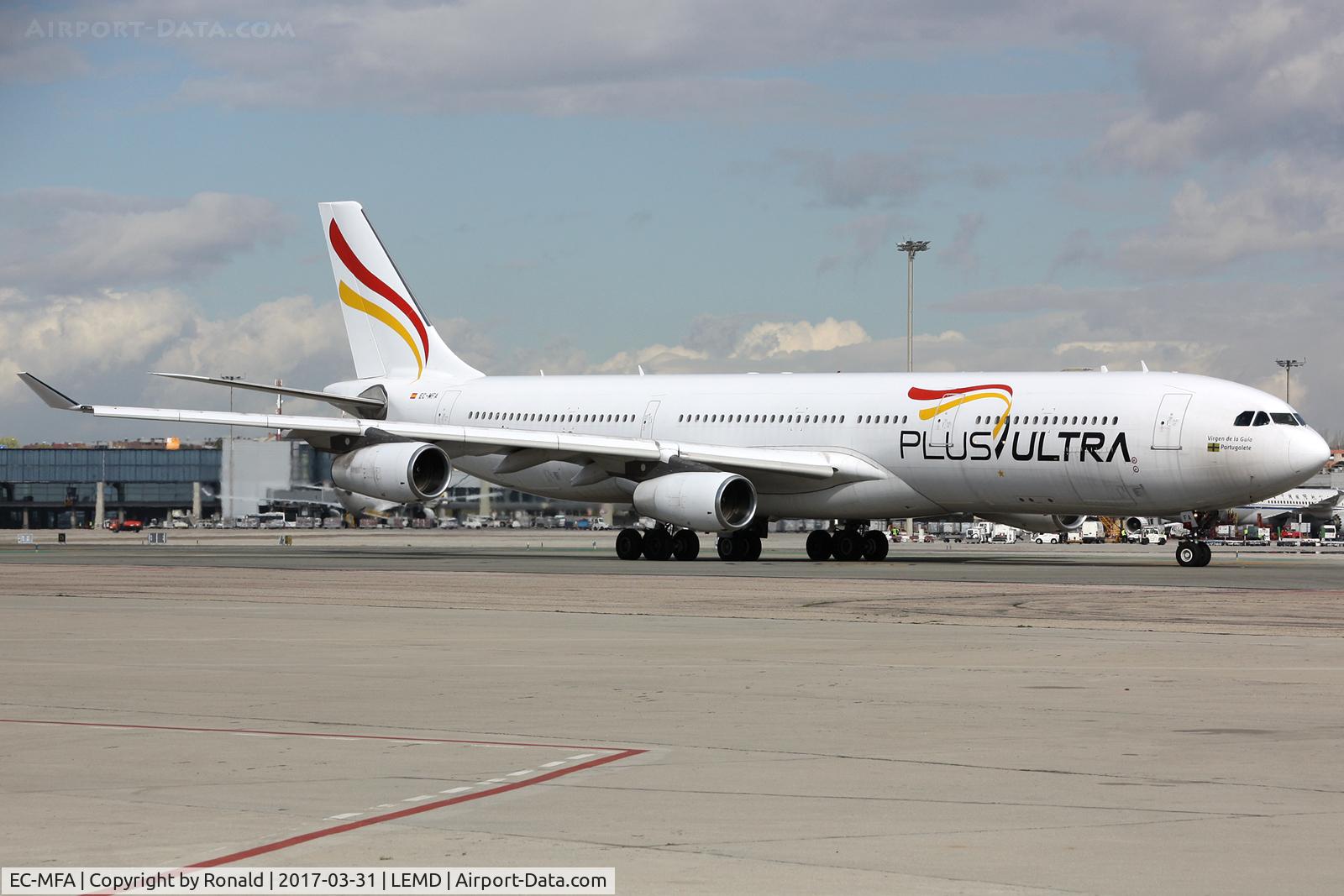 EC-MFA, 1998 Airbus A340-313X C/N 212, at mad