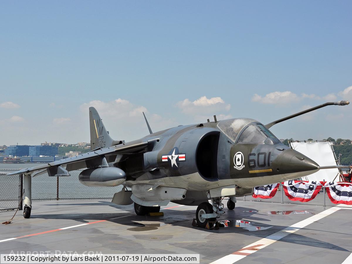 159232, Hawker Siddeley AV-8C Harrier C/N 712141, Aircraft Carrier Intrepid, New York