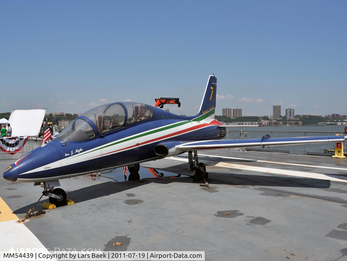 MM54439, Aermacchi MB-339PAN C/N 6598/005/AD001, Aircraft Carrier Intrepid, New York