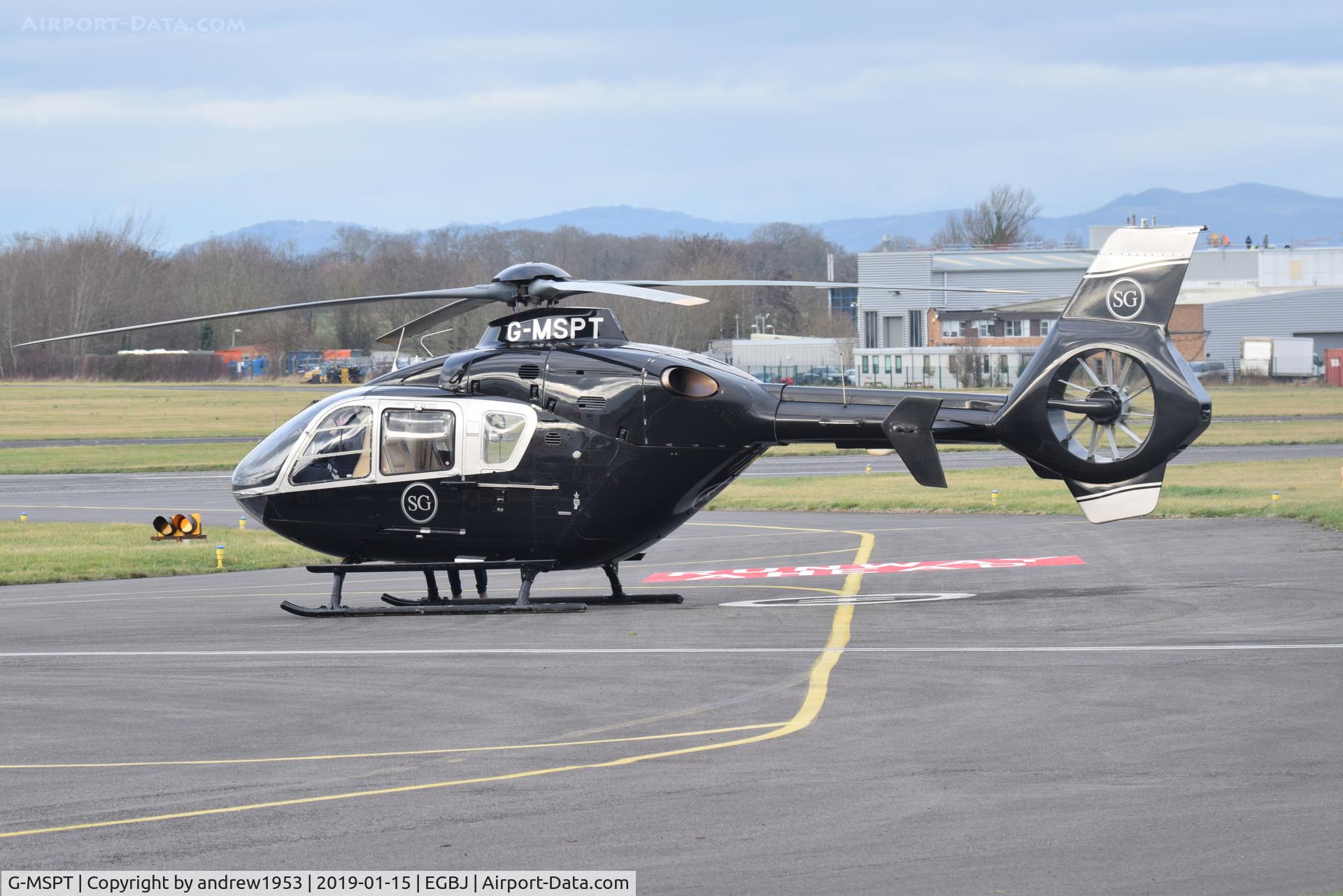 G-MSPT, 2004 Eurocopter EC-135T-2 C/N 0361, G-MSPT at Gloucestershire Airport.