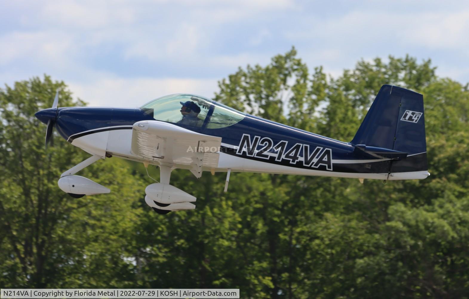 N214VA, 2012 Vans RV-14A C/N 140001, OSH 2022