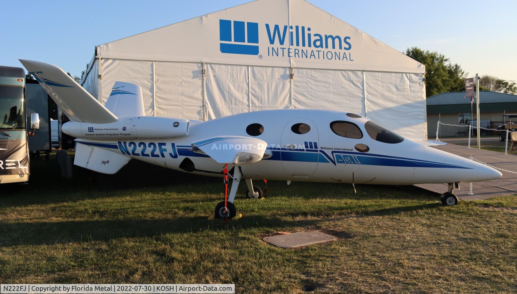N222FJ, 1997 Scaled Composites 271 V-Jet II C/N 001, OSH 2022