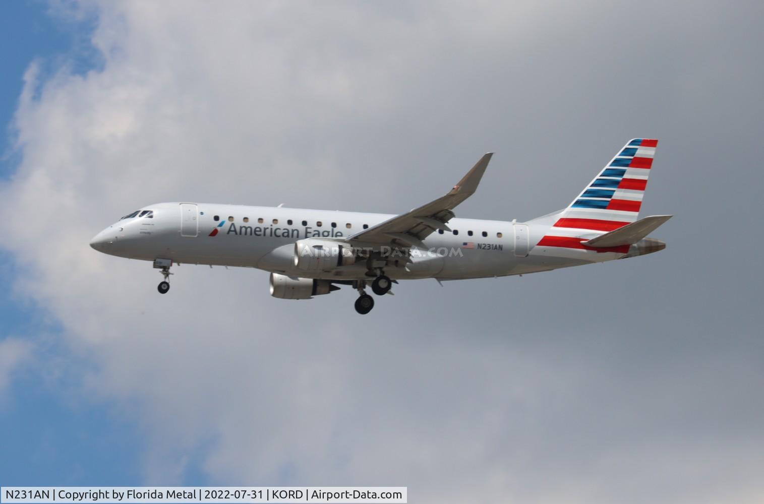 N231AN, 2016 Embraer 175LR (ERJ-170-200LR) C/N 17000554, ORD 2022