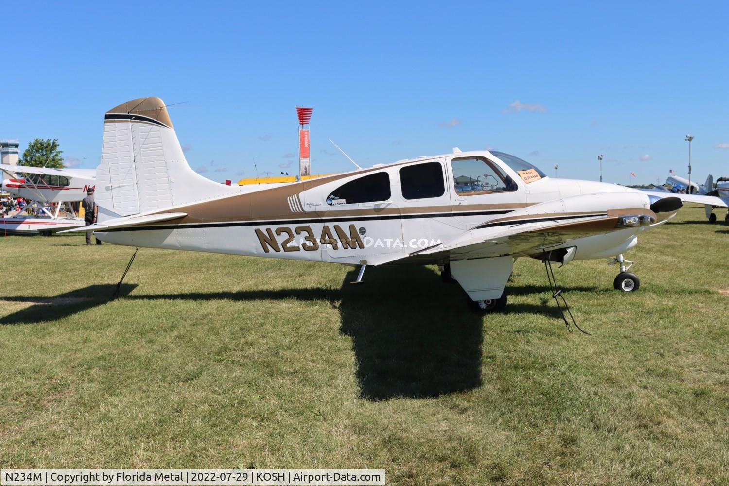 N234M, 1963 Beech D95A Travel Air C/N TD-560, OSH 2022
