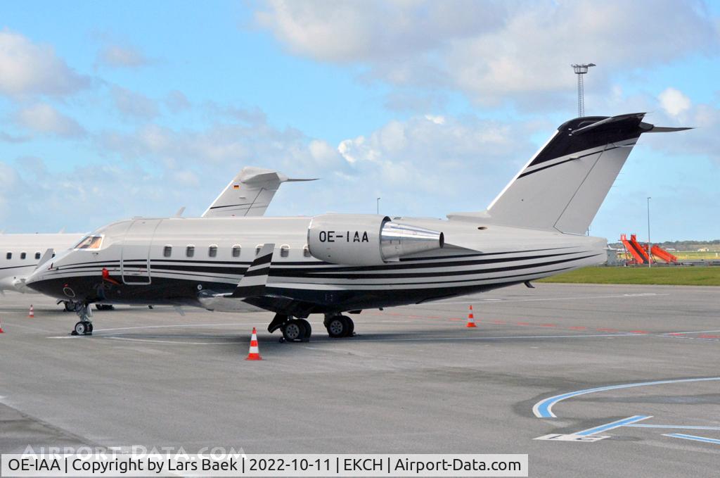 OE-IAA, 2005 Bombardier Challenger 604 (CL-600-2B16) C/N 5618, Parked