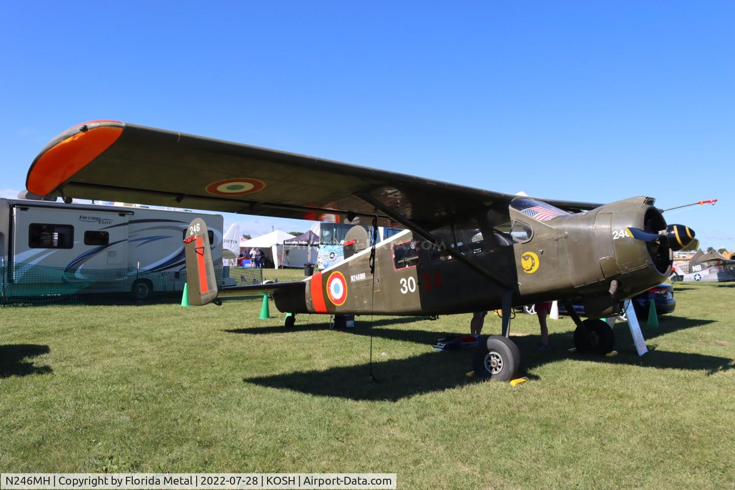 N246MH, 1960 Max Holste MH-1521M Broussard C/N 246, OSH 2022