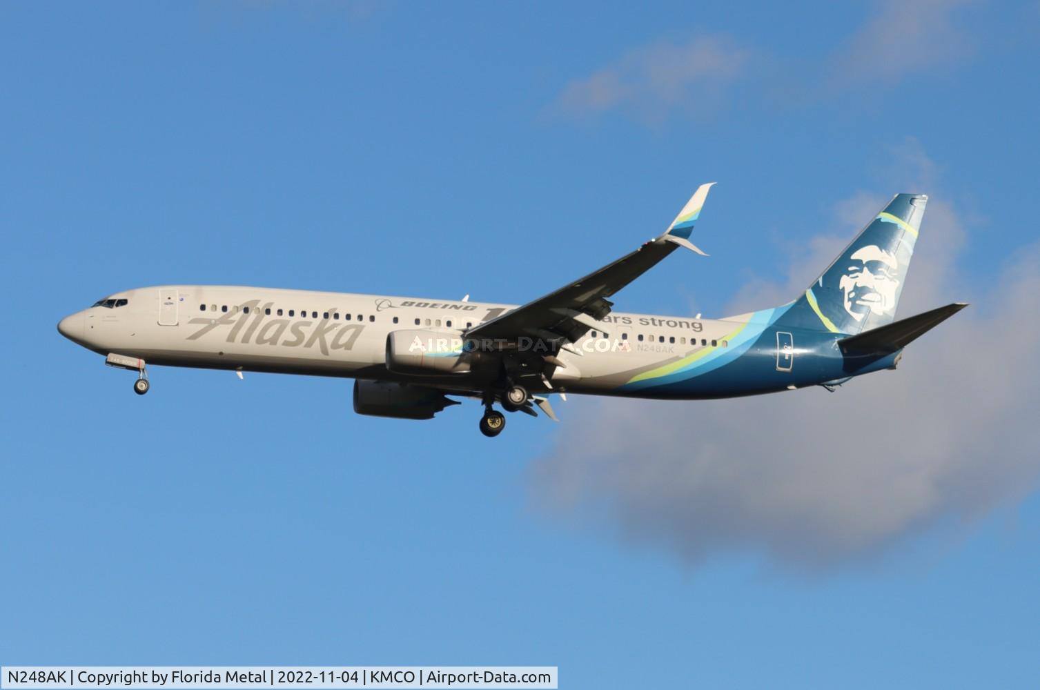 N248AK, 2016 Boeing 737-990/ER C/N 62469, Boeing 100