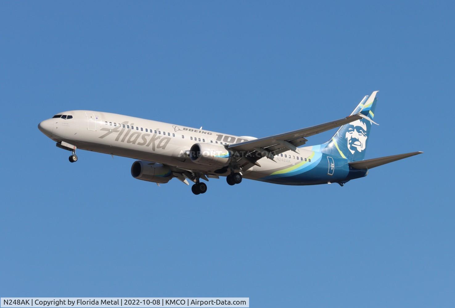 N248AK, 2016 Boeing 737-990/ER C/N 62469, MCO 2022