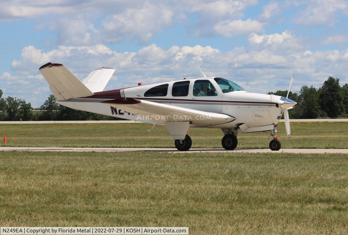 N249EA, 1962 Beech P35 Bonanza C/N D-7051, OSH 2022