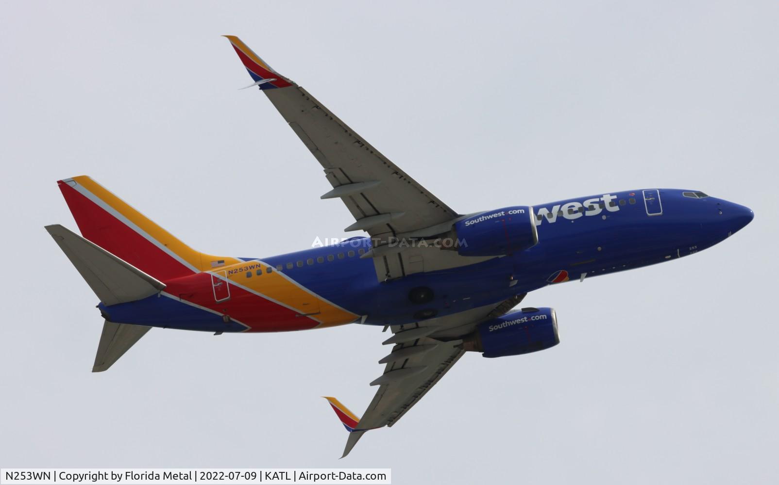 N253WN, 2006 Boeing 737-7H4 C/N 32511, ATL 2022