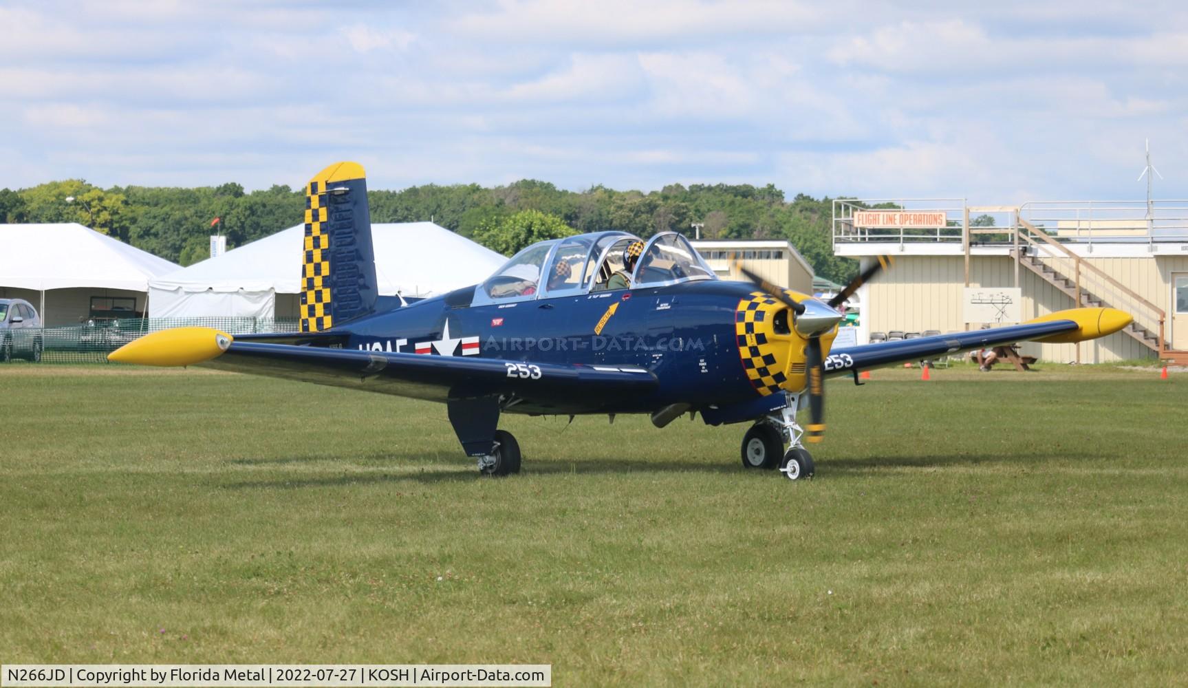 N266JD, Beech T-34A Mentor Mentor C/N G-810, OSH 2022