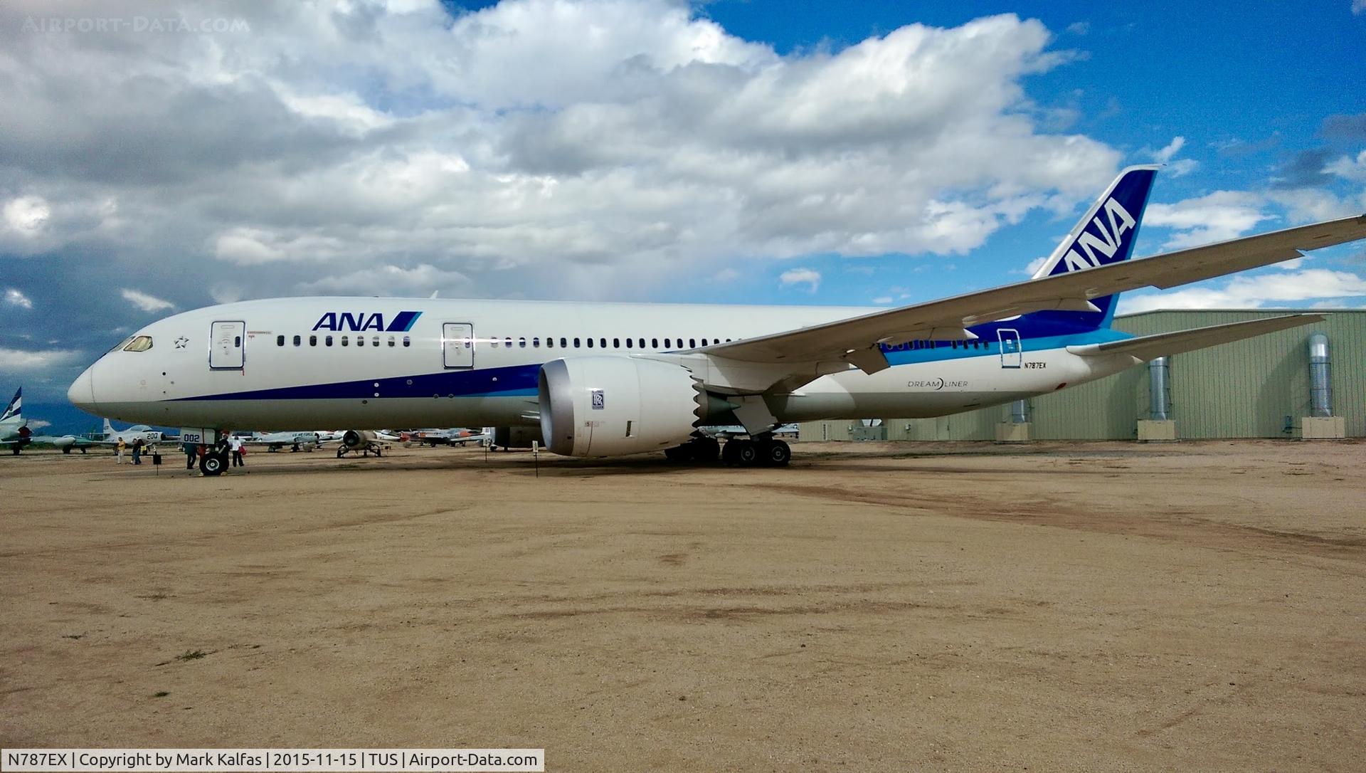 N787EX, 2009 Boeing 787-8 Dreamliner C/N 40691, B788, N787EX at Pima