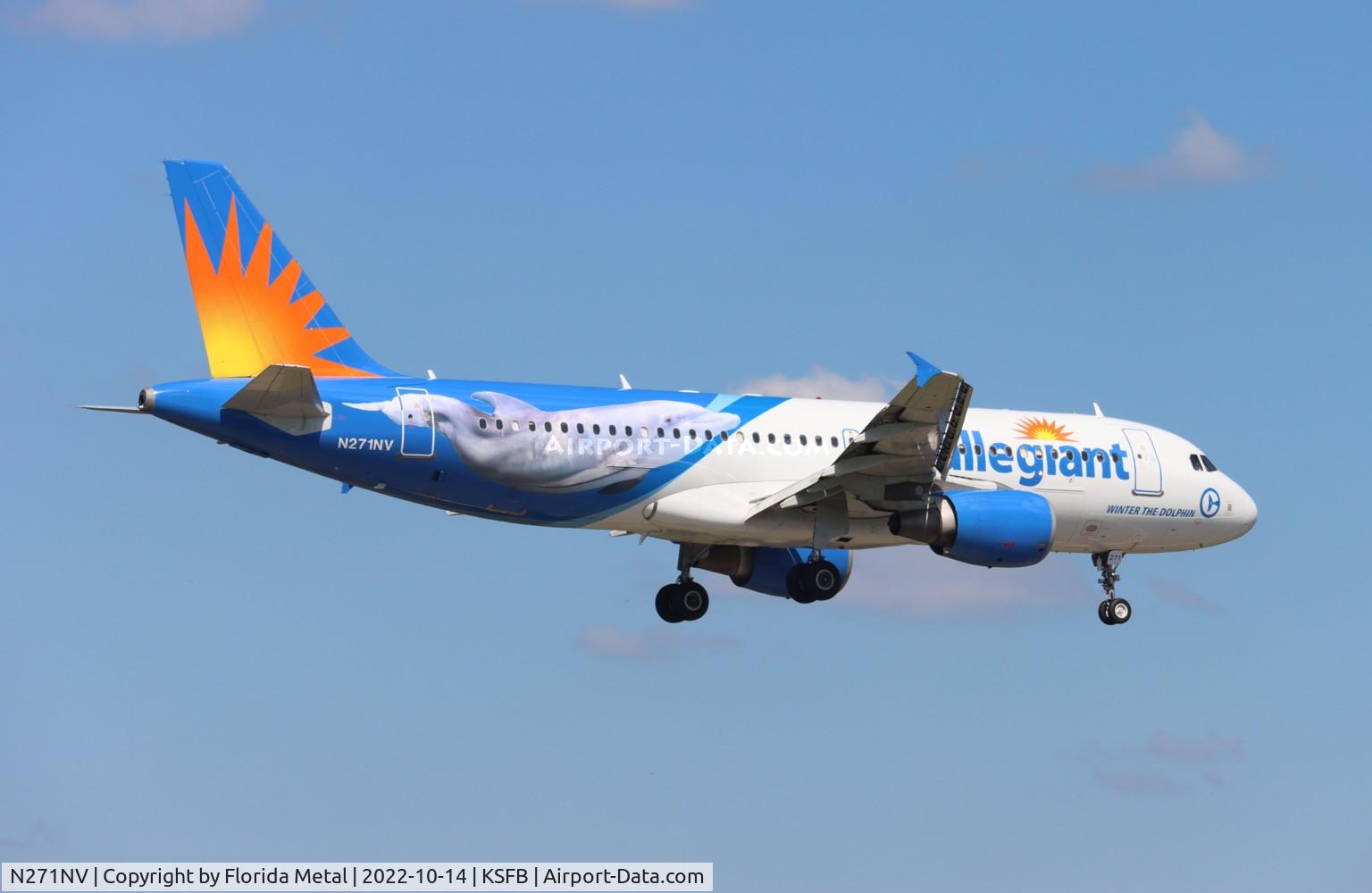 N271NV, 2006 Airbus A320-216 C/N 2932, Winter The Dolphin