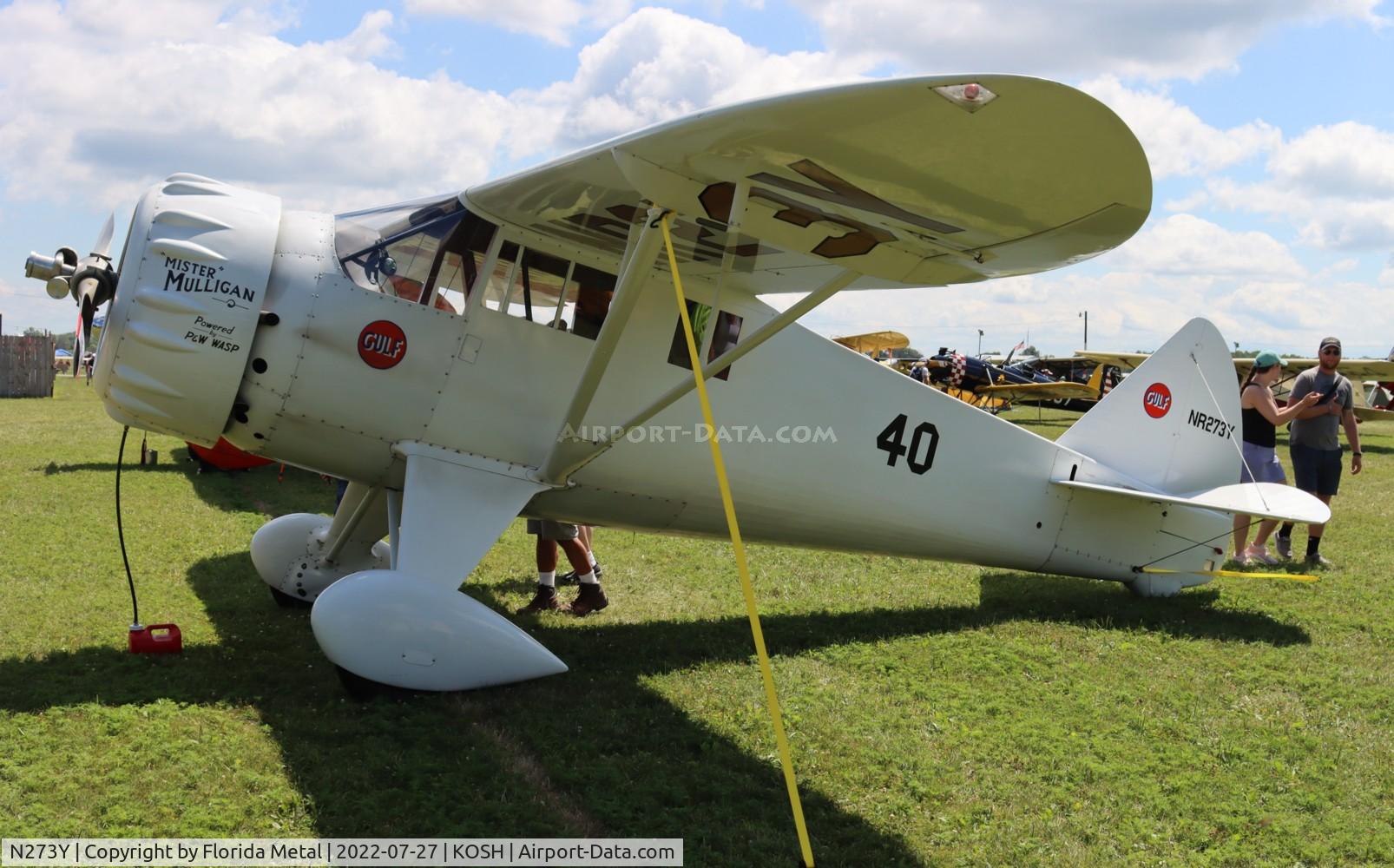N273Y, 1985 Howard Aircraft DGA-6 Replica C/N JRY-02, Mister Mulligan