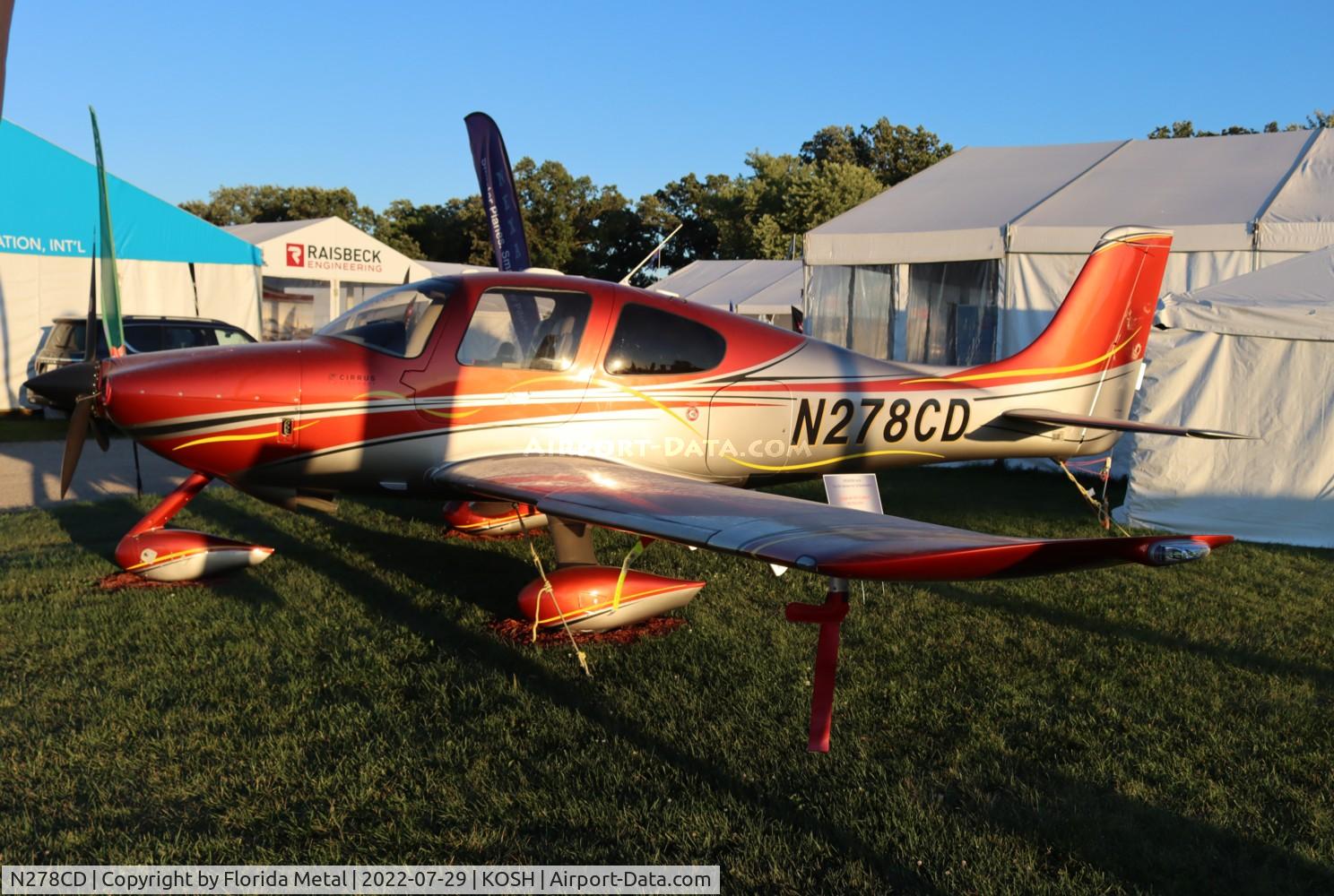 N278CD, 2002 Cirrus SR22 C/N 0337, OSH 2022