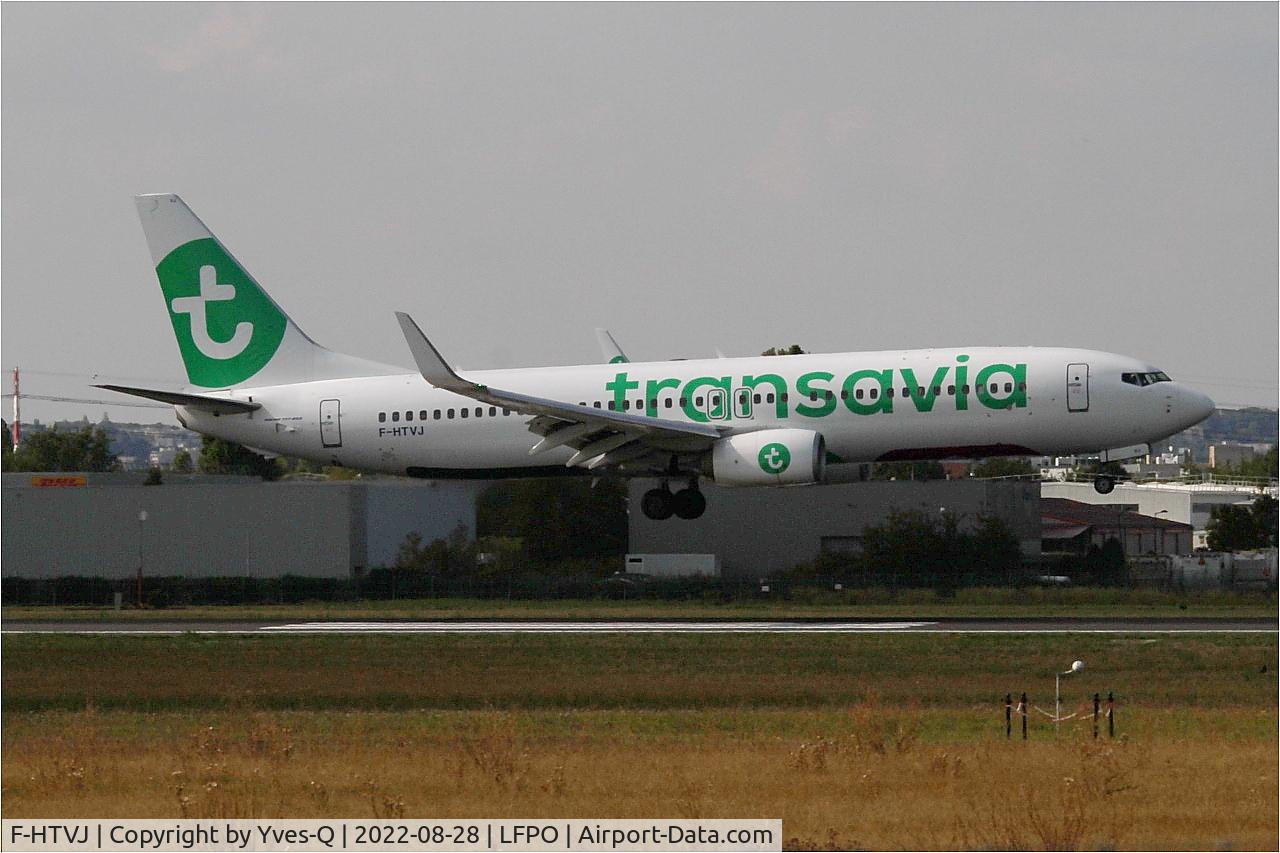 F-HTVJ, 2018 Boeing 737-8K2 C/N 62152, Boeing 737-8K2, Landing rwy 06, Paris Orly airport (LFPO-ORY)