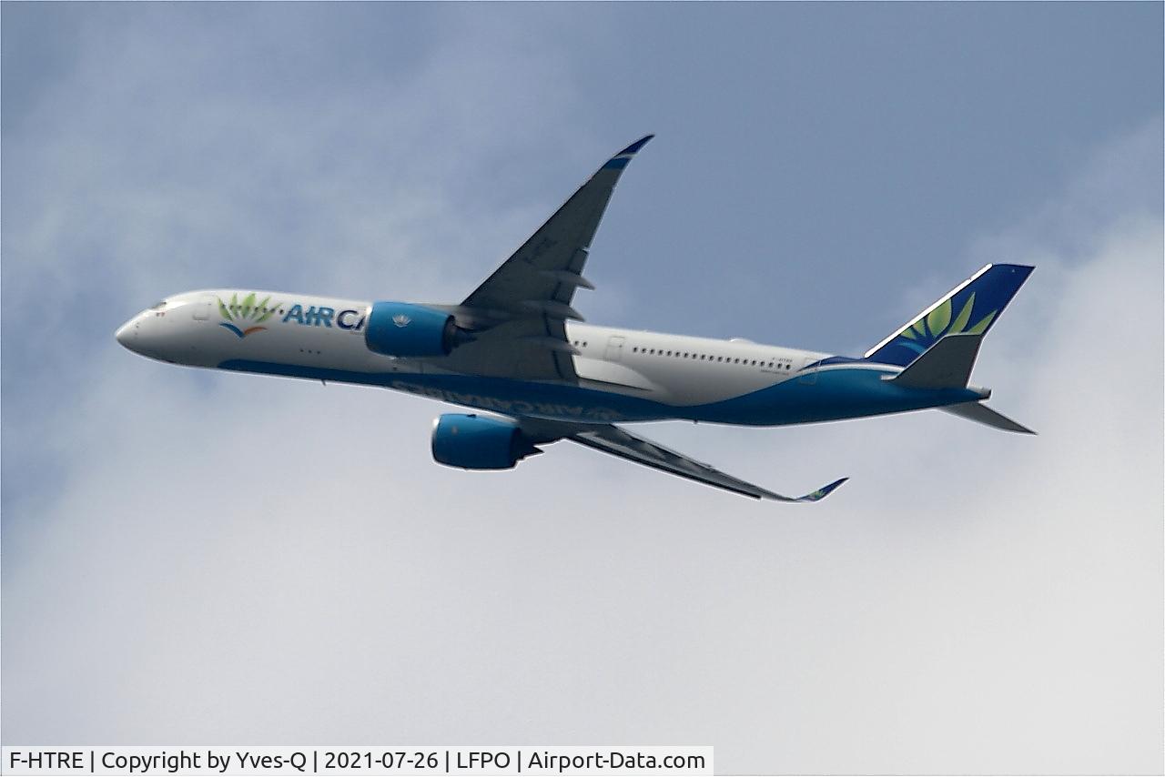 F-HTRE, 2019 Airbus A350-941 C/N 327, Airbus A350-941, Climbing from rwy 24, Paris-Orly airport (LFPO-ORY)