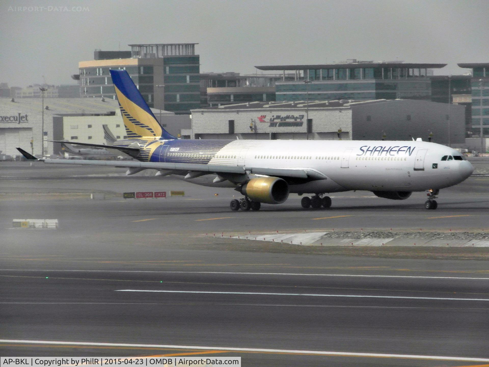 AP-BKL, 1994 Airbus A330-301 C/N 055, AP-BKL 1994 A330-300 Shaheen Air Intl at Dubai