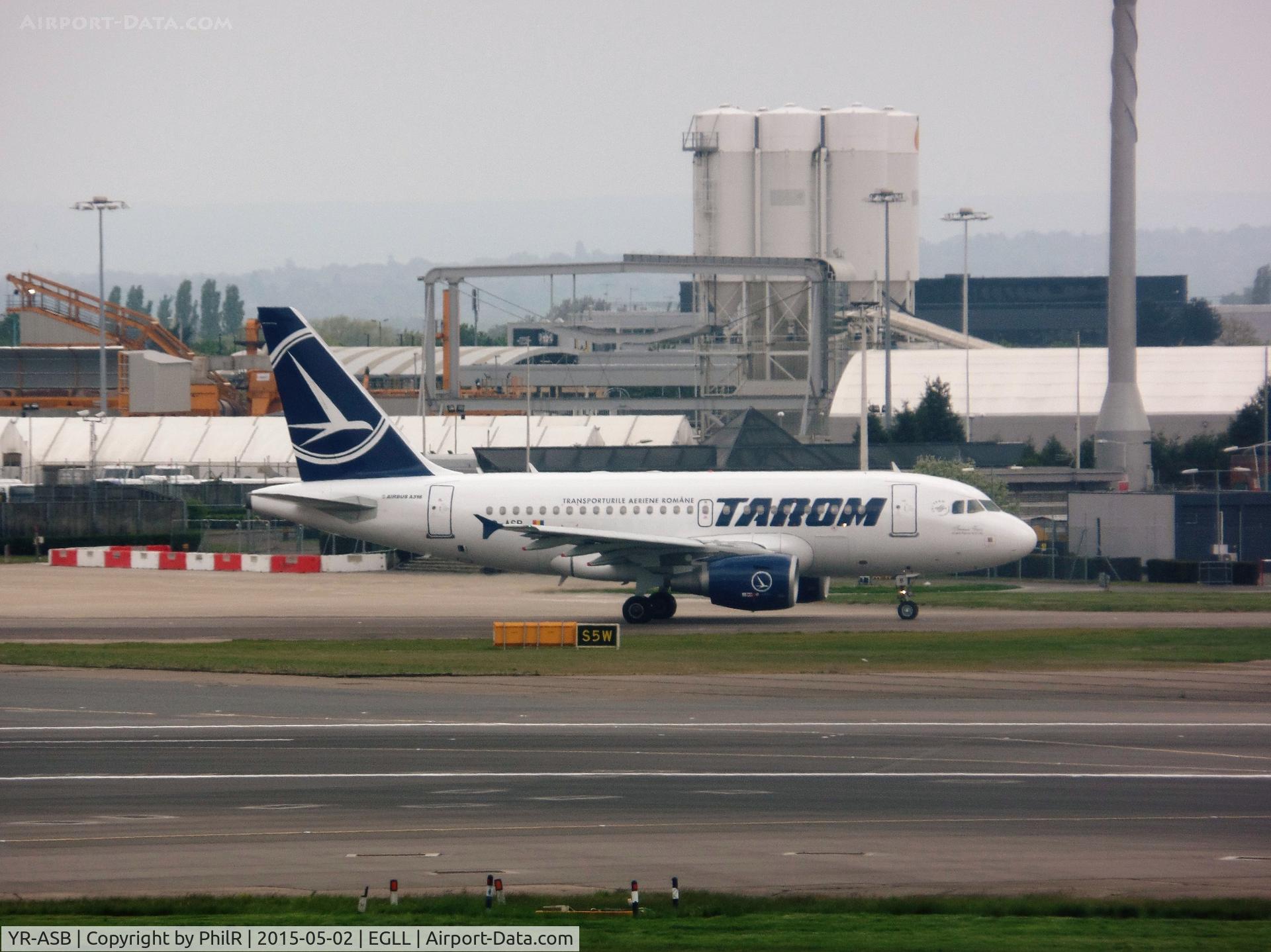 YR-ASB, 2006 Airbus A318-111 C/N 2955, YR-ASB 2006 A318-100 Tarom LHeathrow