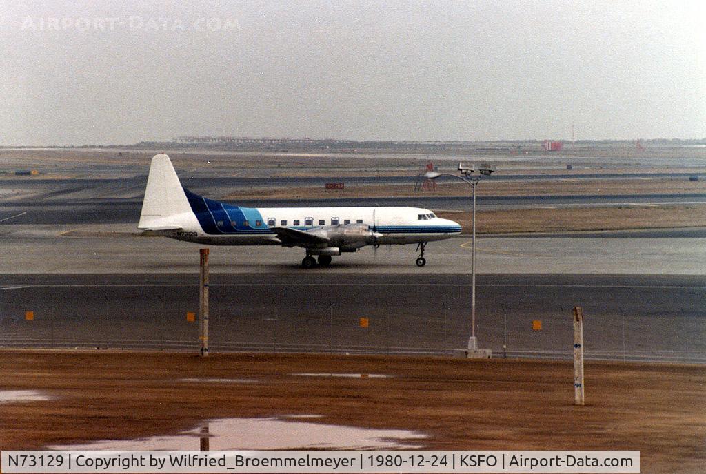 N73129, 1953 Convair 340-31 (580) C/N 57, At San Francisco.