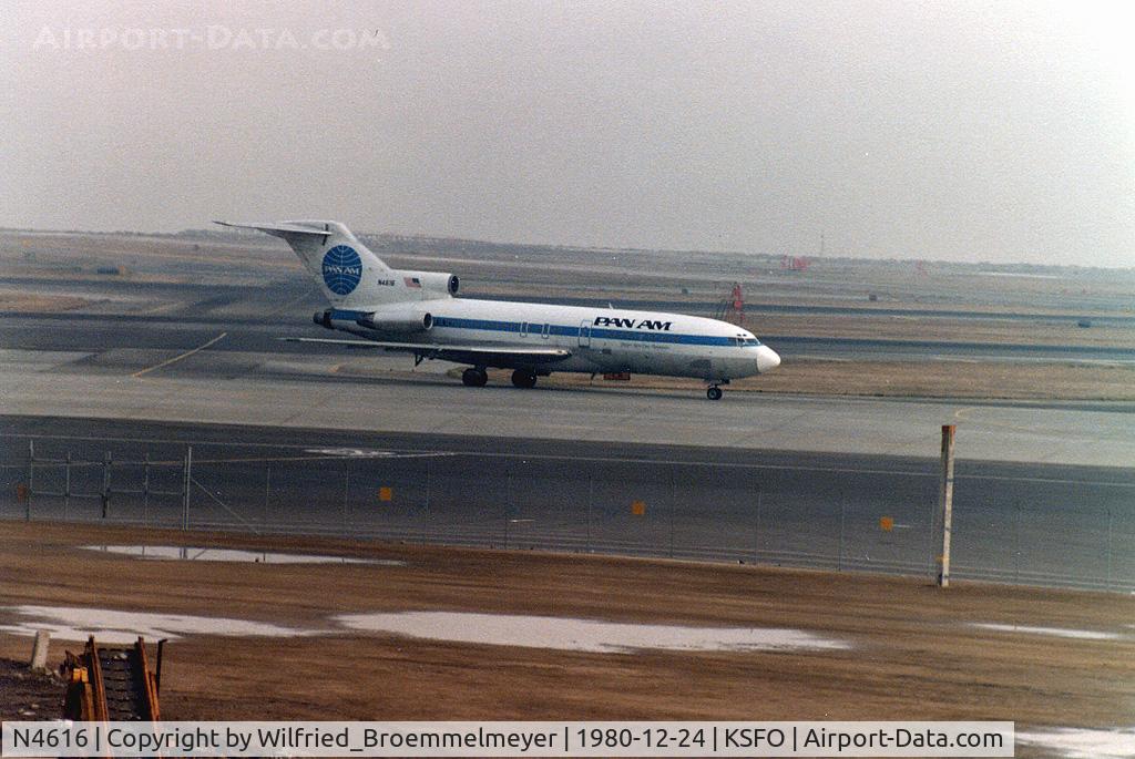 N4616, 1965 Boeing 727-35 C/N 18817, At San Francisco