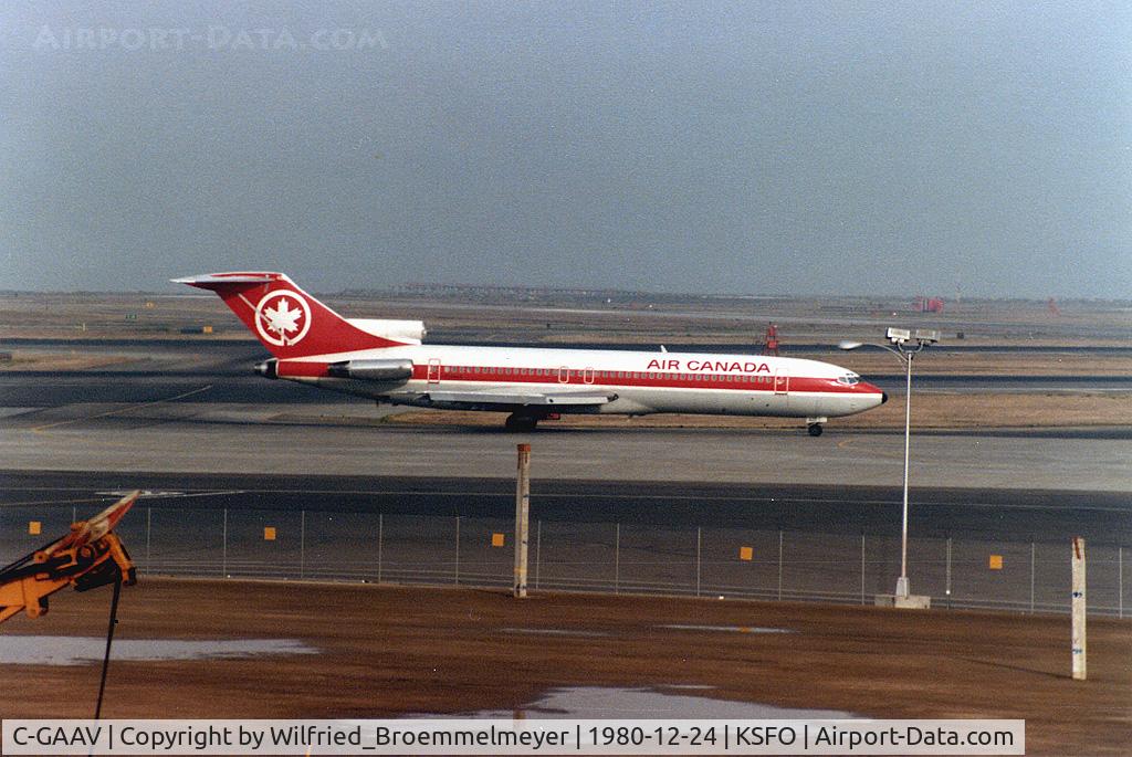 C-GAAV, 1979 Boeing 727-233 C/N 21675, At SFO