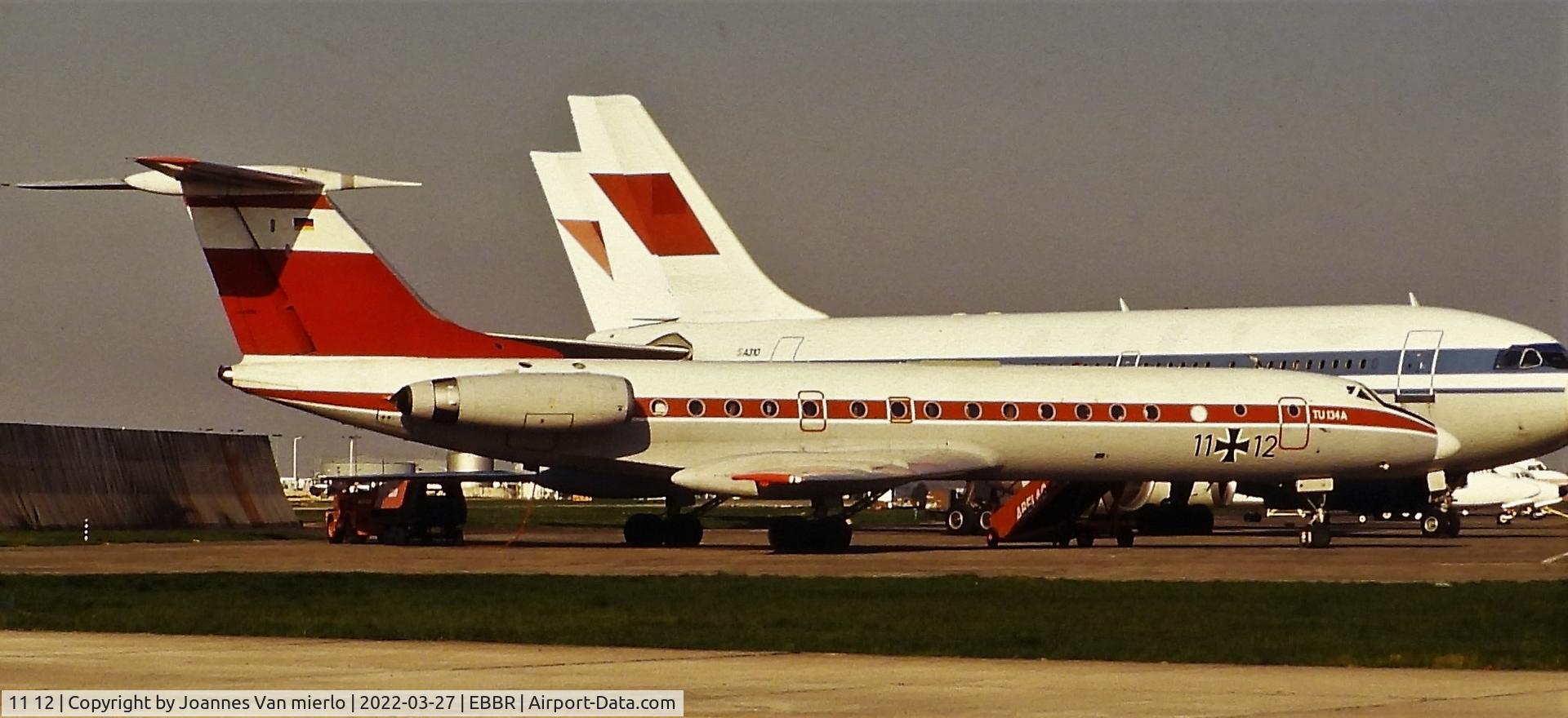 11 12, Tuplev Tu-134A C/N 66135, Belgium