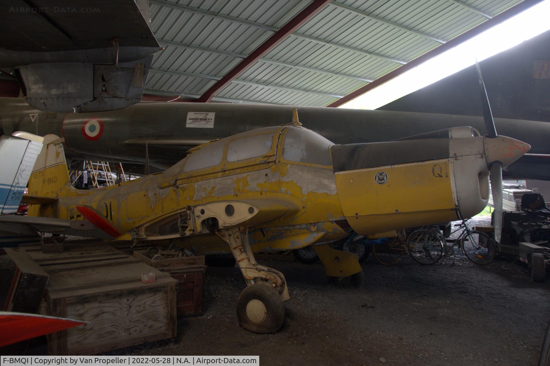 F-BMQI, 1956 Morane-Saulnier MS-733 Alcyon C/N 116, Morane-Saulnier MS-733 Alcyon in the Industry and Aviation Museum in Albert, France, 2022