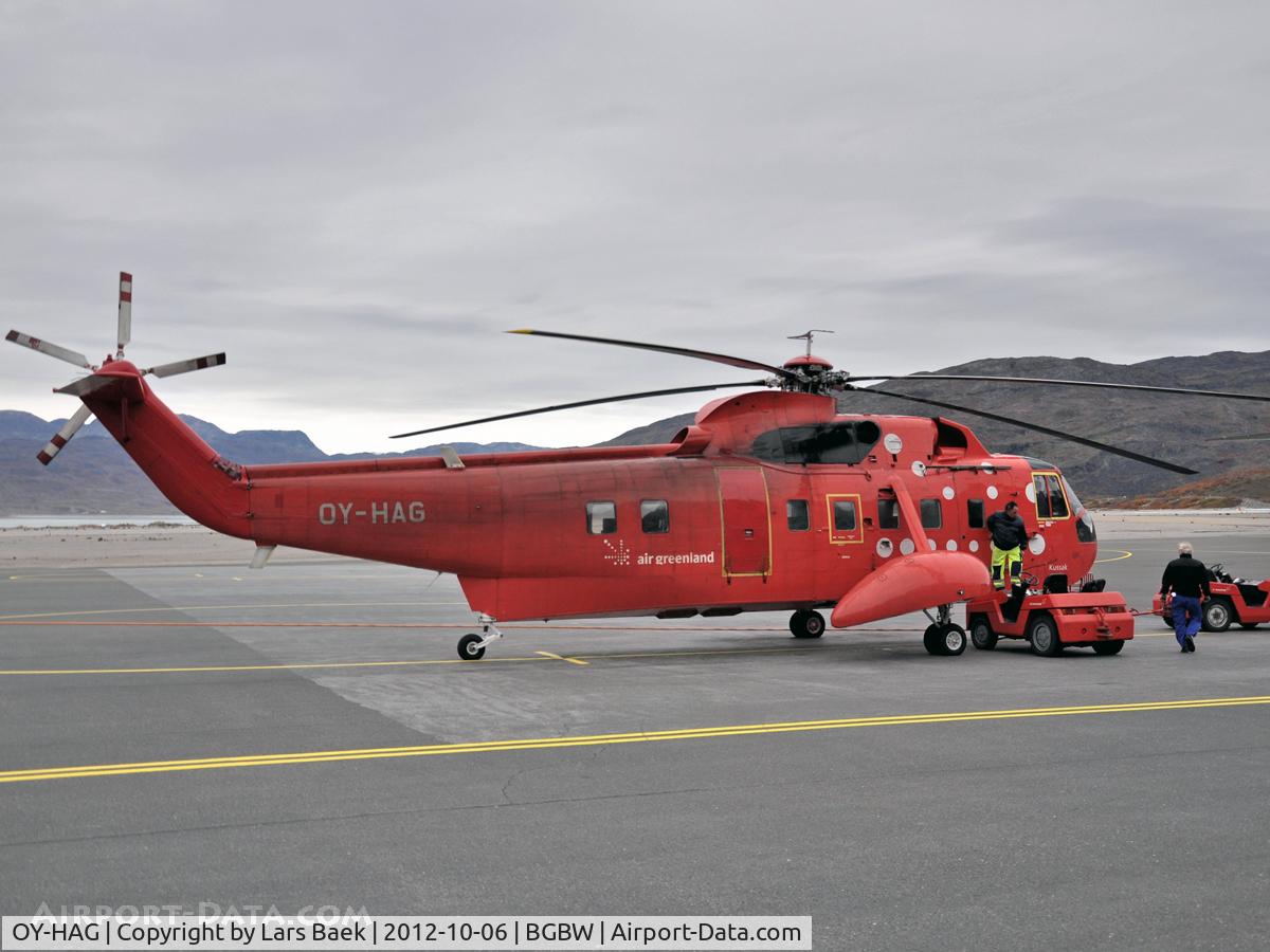 OY-HAG, 1965 Sikorsky S-61N C/N 61268, My flight to Groennedal