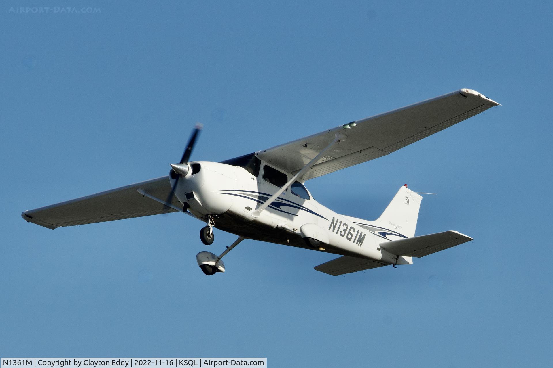 N1361M, 2005 Cessna 172S Skyhawk SP C/N 172S9842, San Carlos Aiprort California 2022.