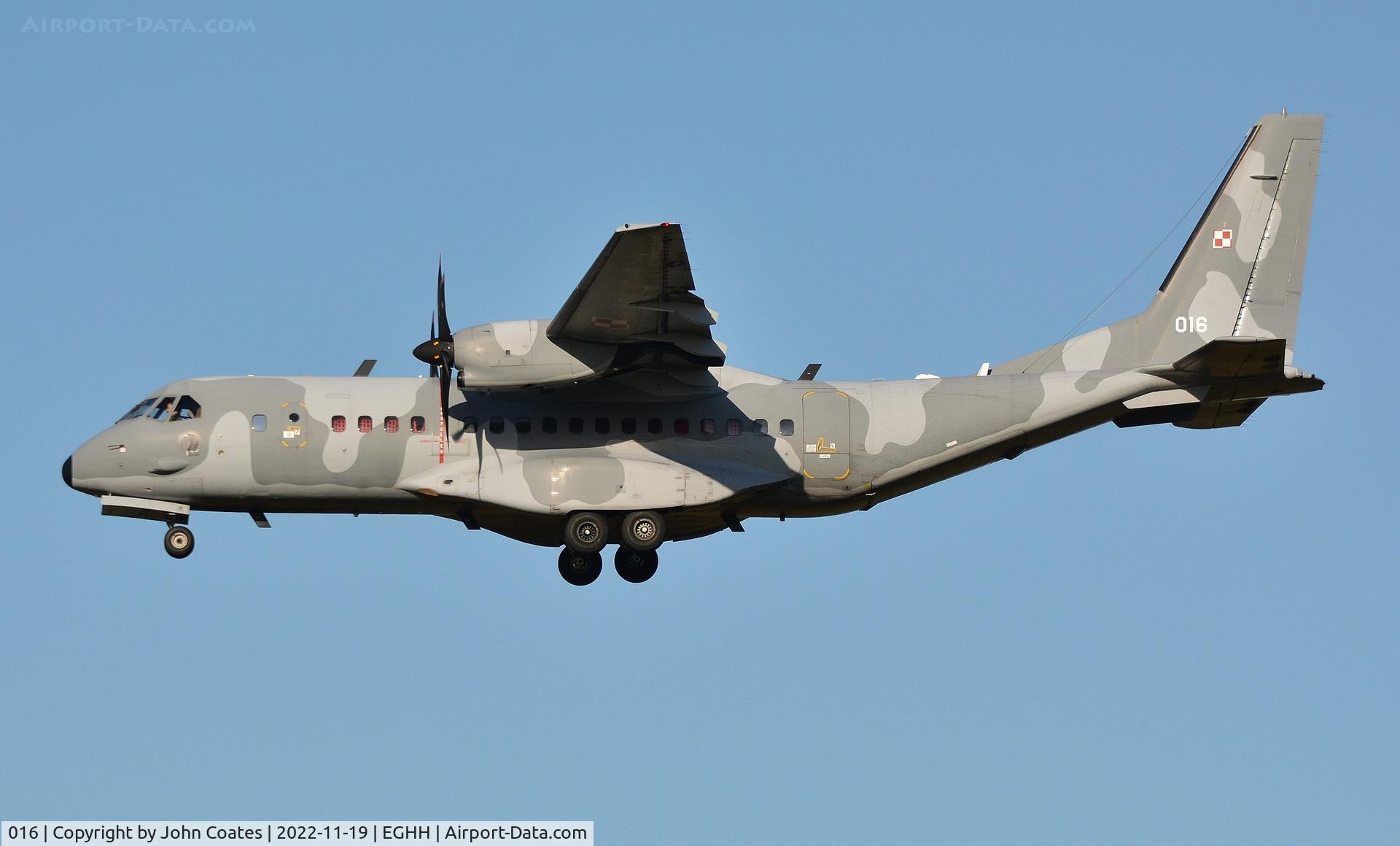 016, 2004 CASA C-295M C/N S-018, Arriving from Krakow
