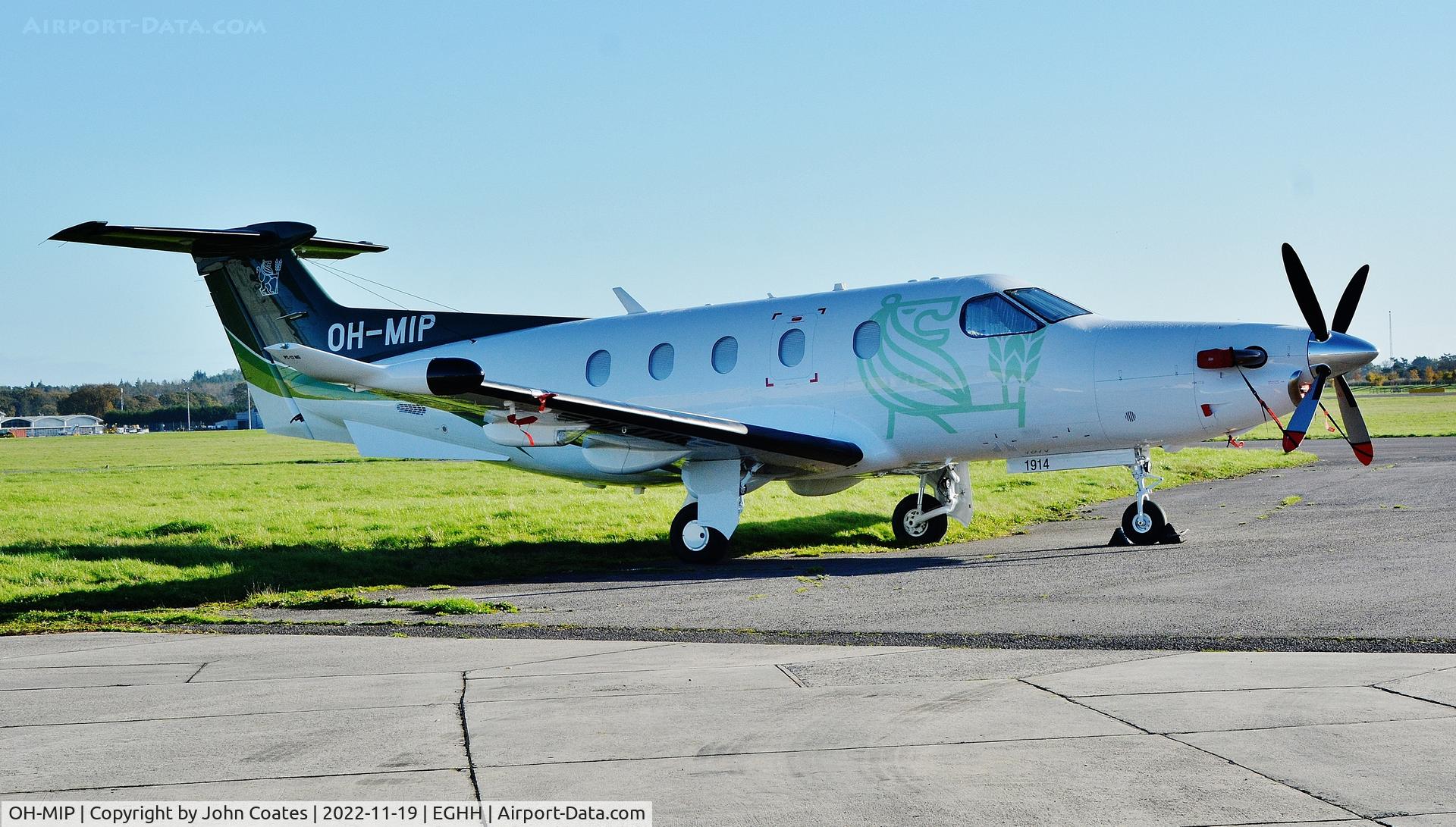 OH-MIP, 2019 Pilatus PC-12/47E C/N 1914, At BAS