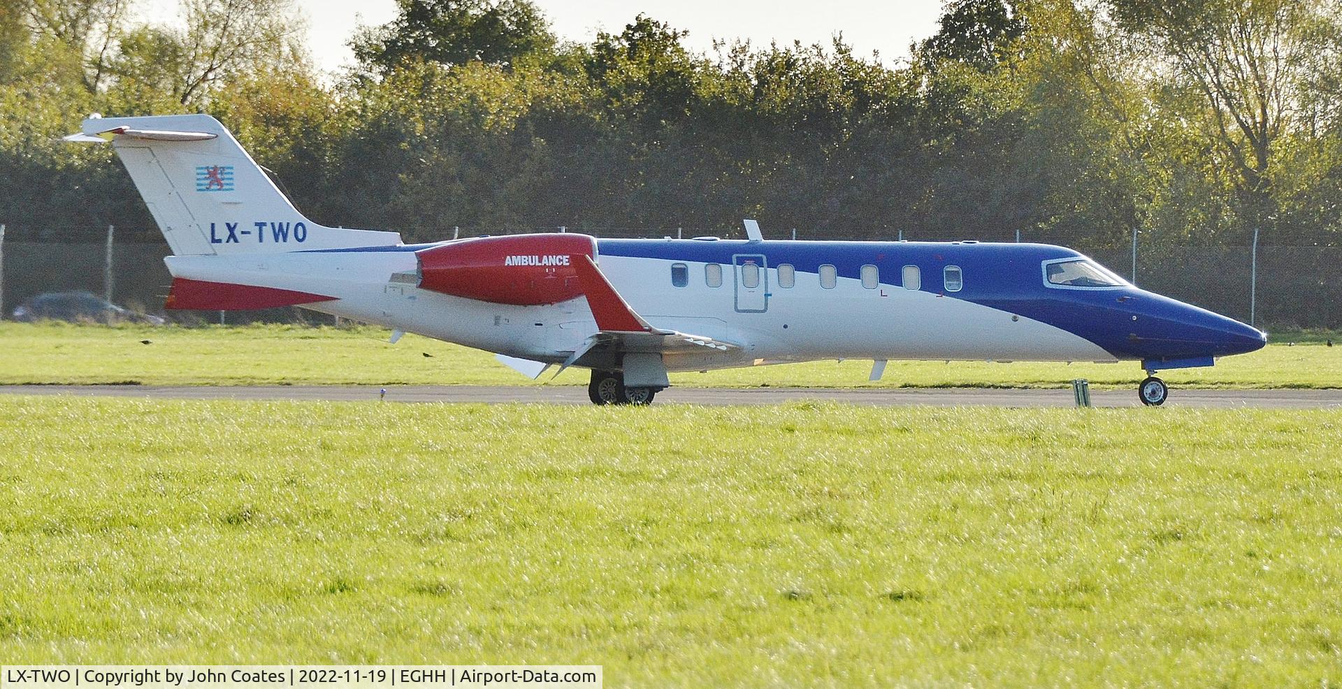 LX-TWO, 2008 Learjet 45 C/N 362, Just arrived on 26