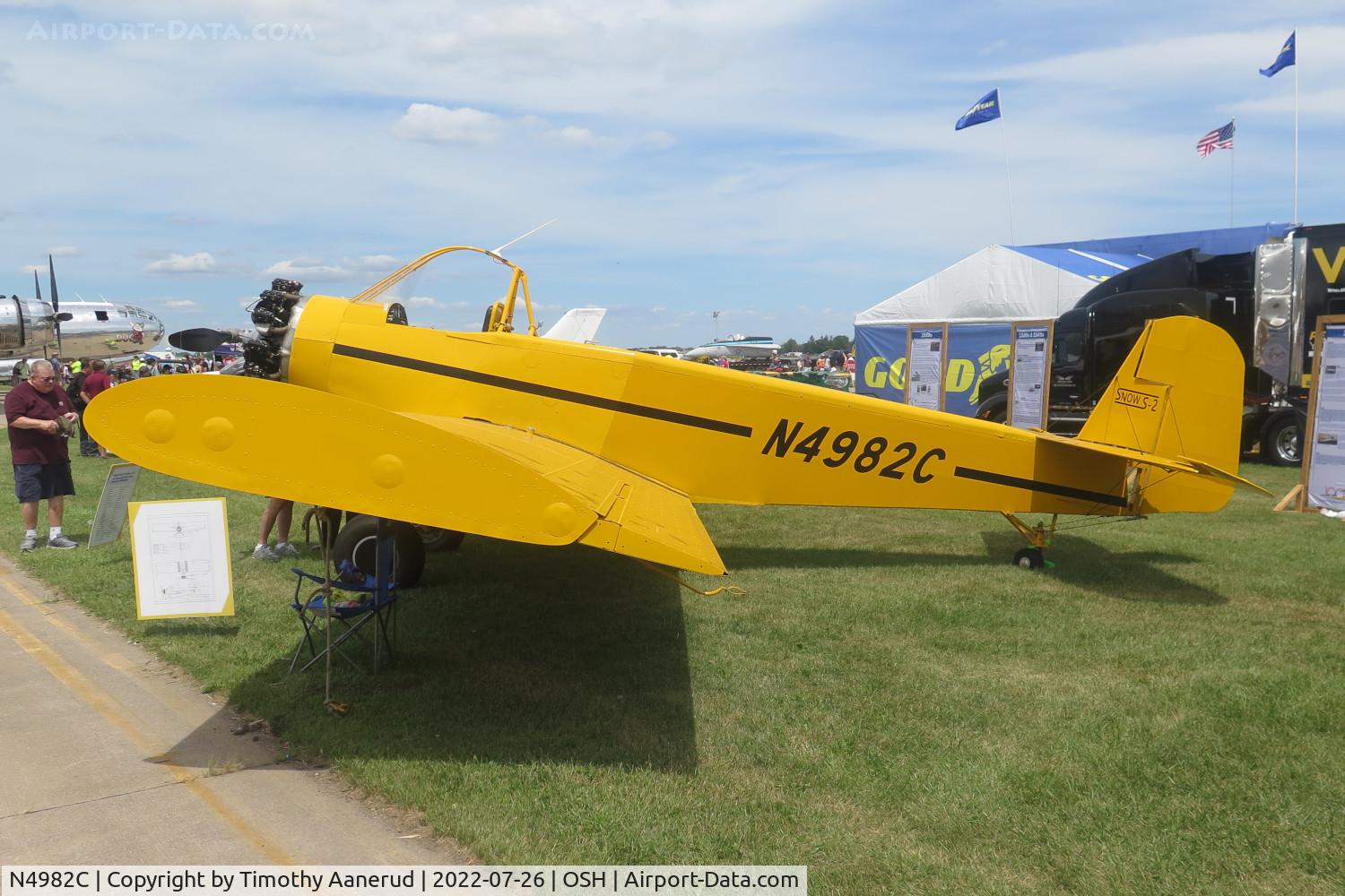 N4982C, 1959 Snow S2A C/N 1025, 1959 Snow S2A, c/n: 1025, AirVenture 2022