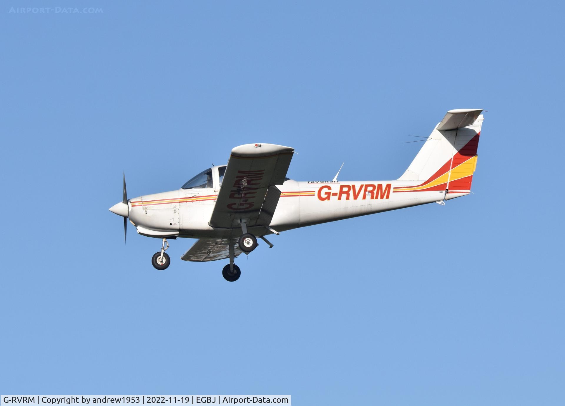 G-RVRM, 1978 Piper PA-38-112 Tomahawk Tomahawk C/N 38-78A0575, G-RVRM landing at Gloucestershire Airport.