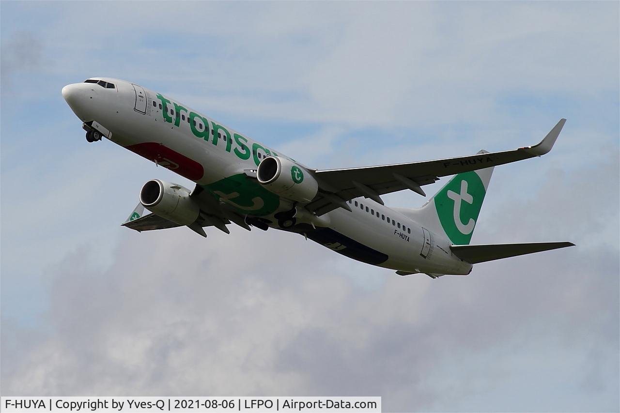 F-HUYA, 2016 Boeing 737-8JP C/N 42271, Boeing 737-8JP, Taking off rwy 24, Paris Orly airport (LFPO-ORY)