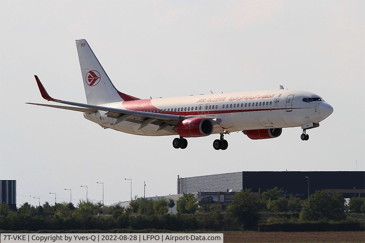 7T-VKE, 2010 Boeing 737-8D6 C/N 40859, Boeing 737-8D6, On final rwy 06, Paris-Orly airport (LFPO-ORY)