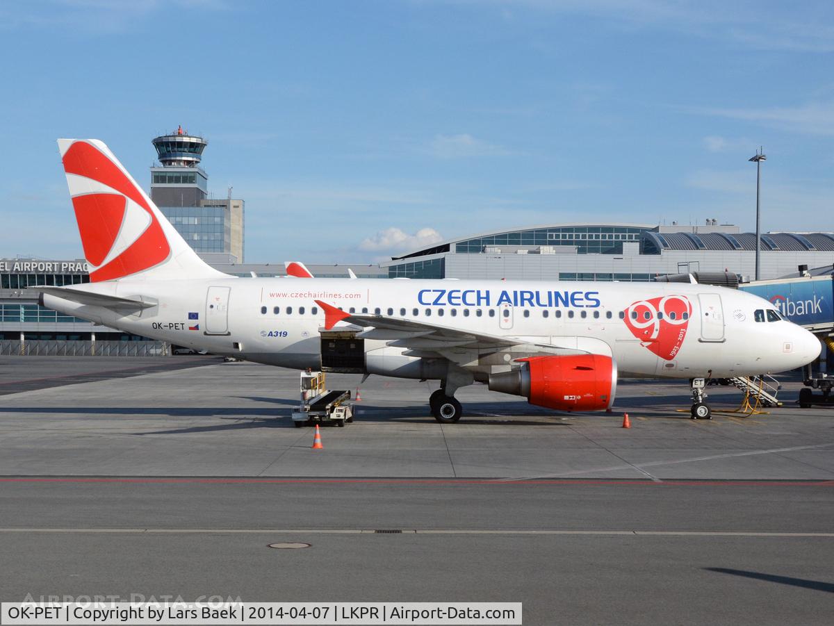 OK-PET, 2010 Airbus A319-112 C/N 4258, Parked