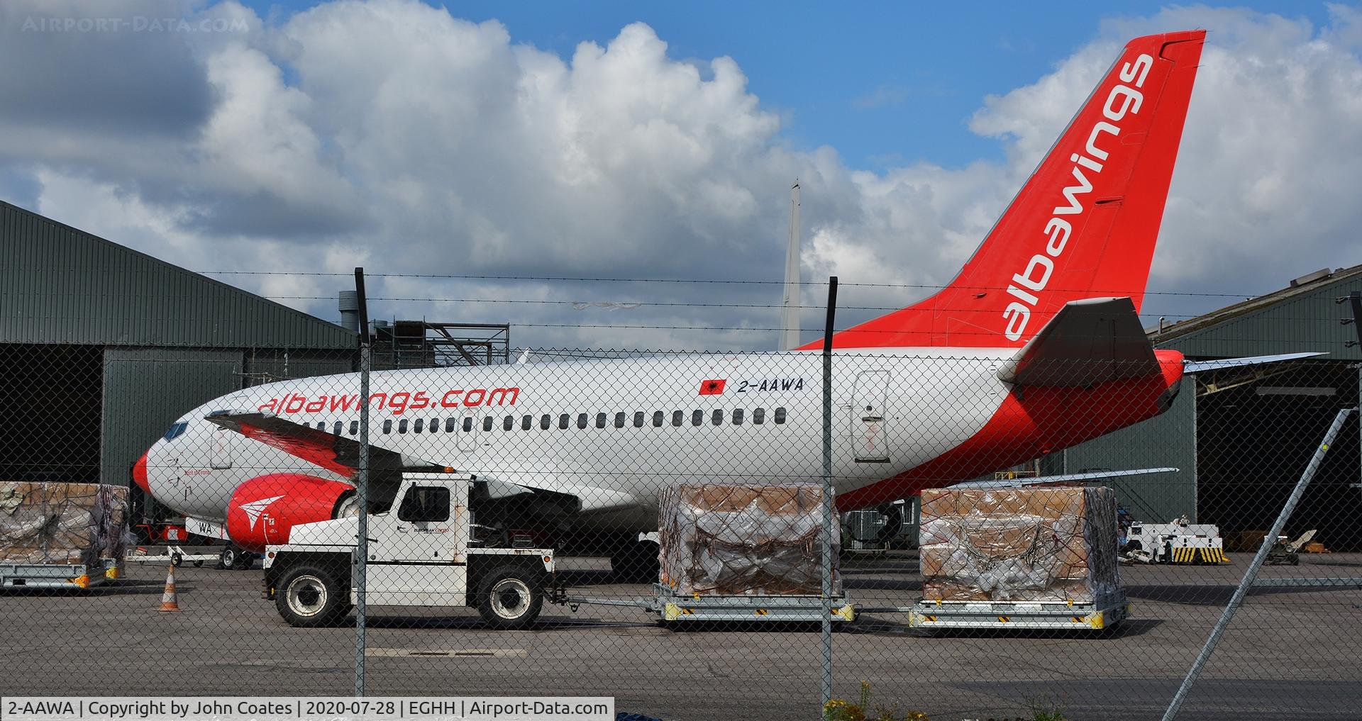 2-AAWA, 1990 Boeing 737-5K5 C/N 24927, At European Avn.