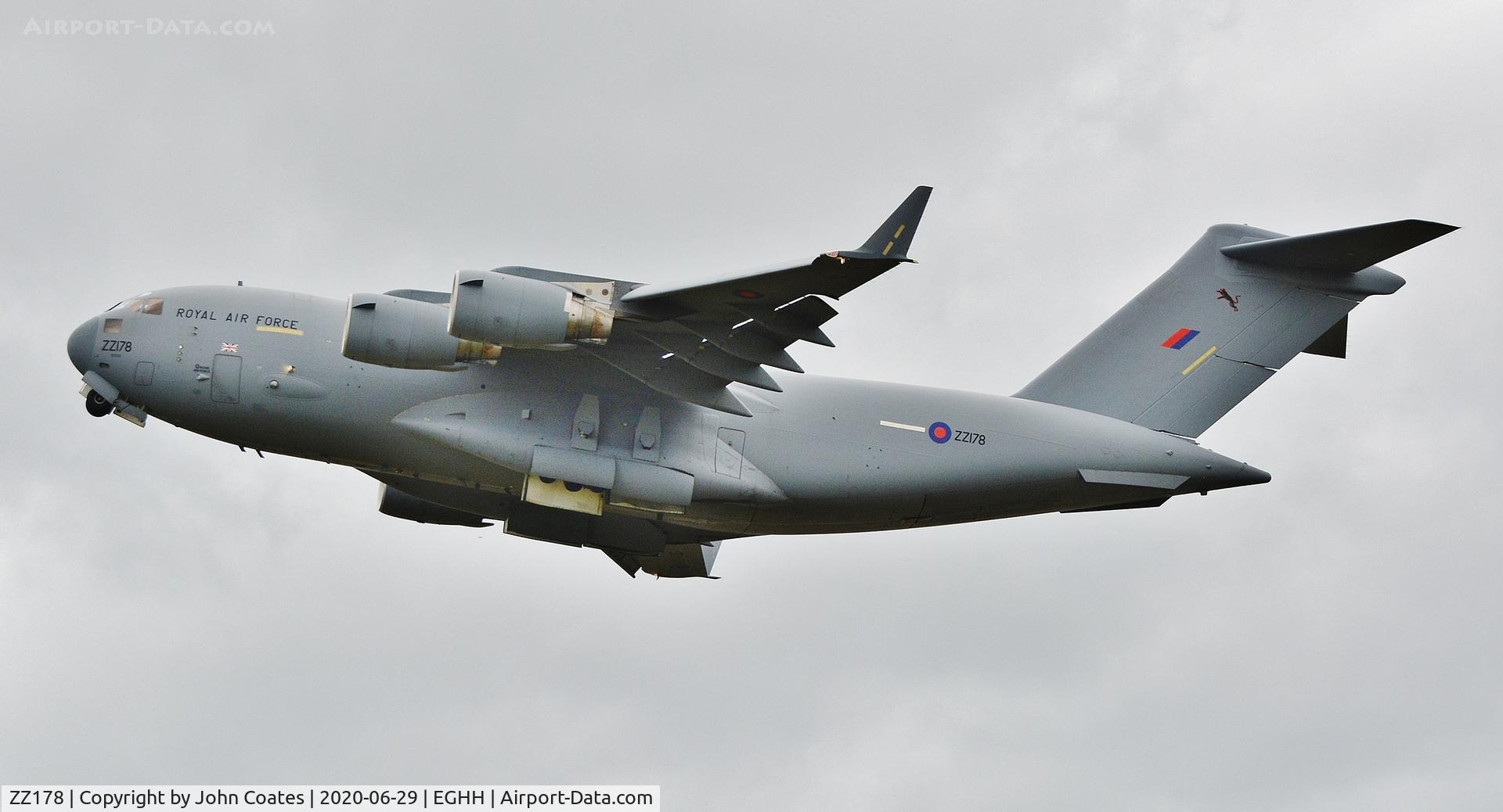ZZ178, 2012 Boeing C-17A Globemaster III C/N F-245, Training