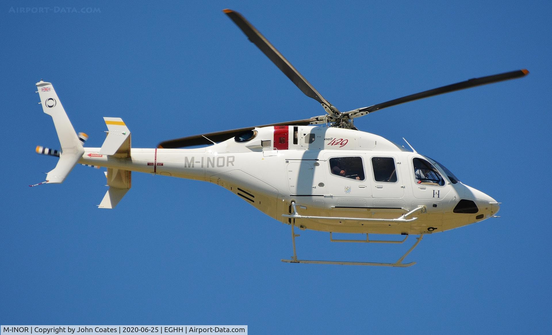 M-INOR, 2016 Bell 429 GlobalRanger C/N 57326, Approach to 08