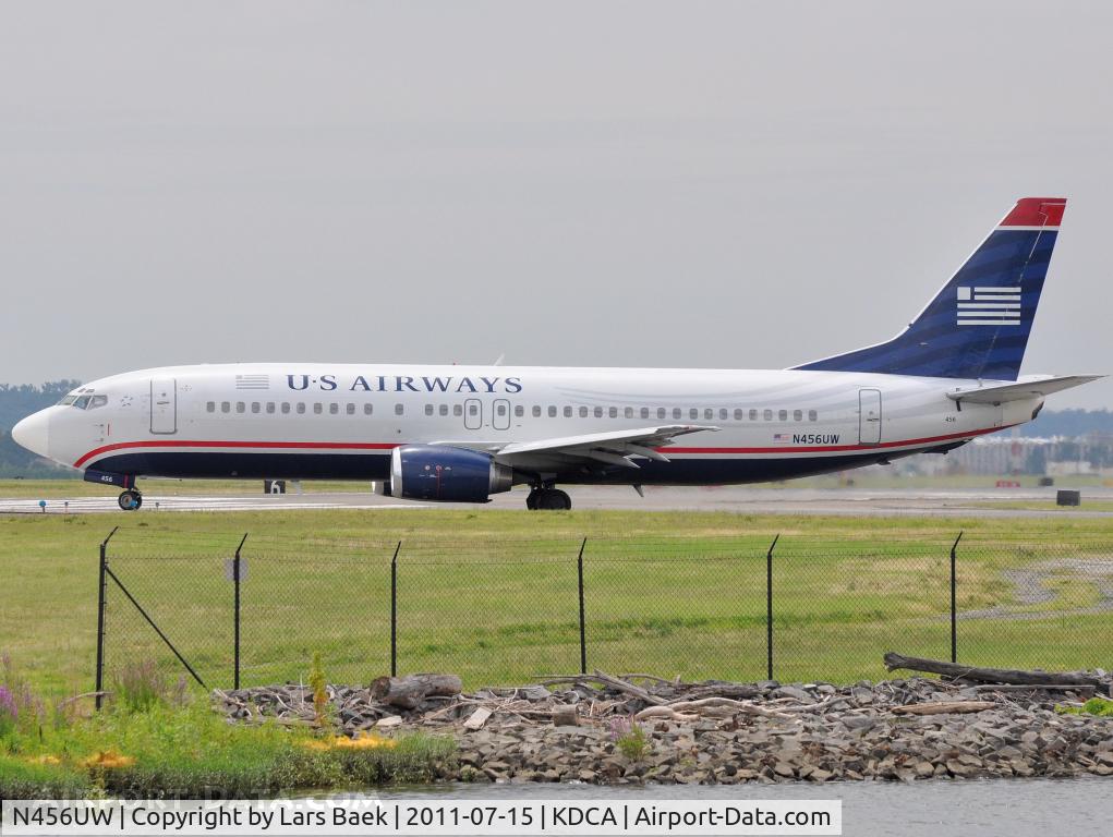 N456UW, 1991 Boeing 737-4B7 C/N 25020, Clear for take of