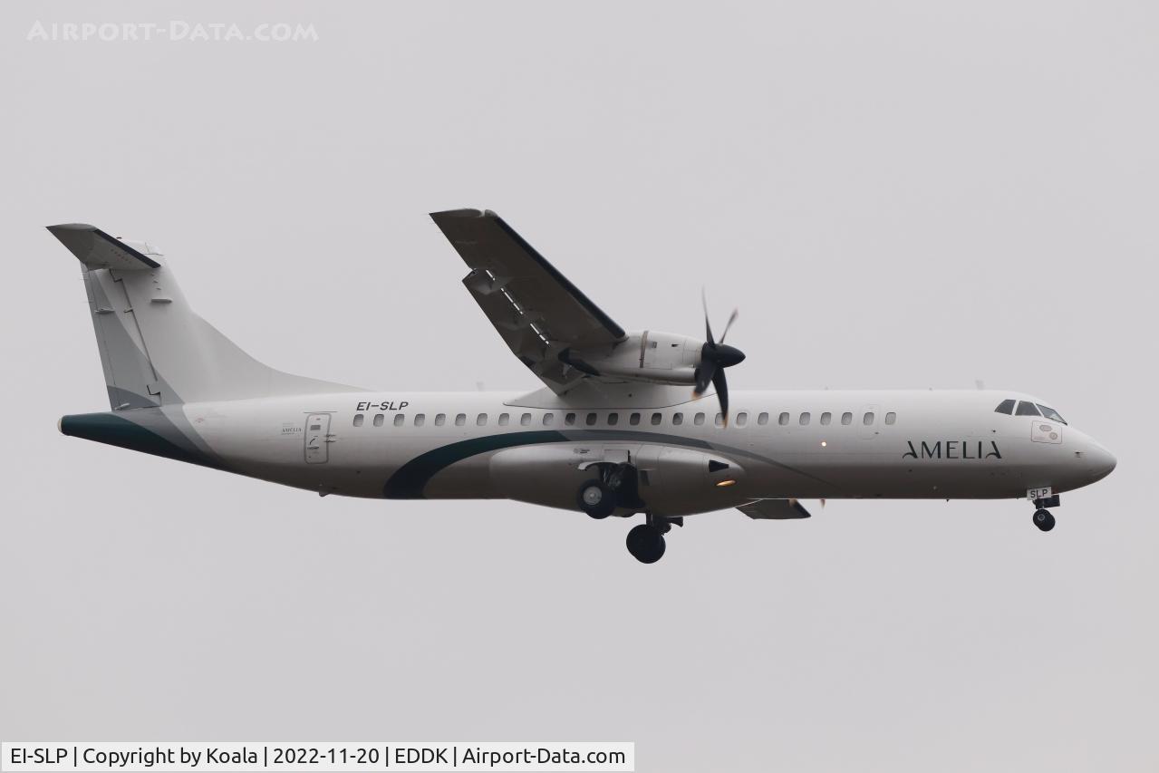 EI-SLP, 1995 ATR 72-212 C/N 461, Arrival from Ljubljana, runway 14L.