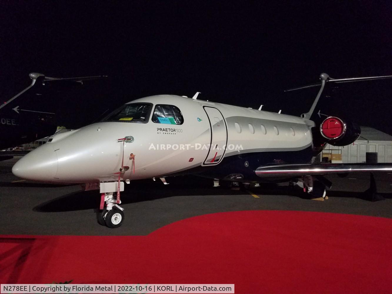 N278EE, 2021 Embraer EMB-545 (Praetor 500) C/N 55010078, NBAA 2022