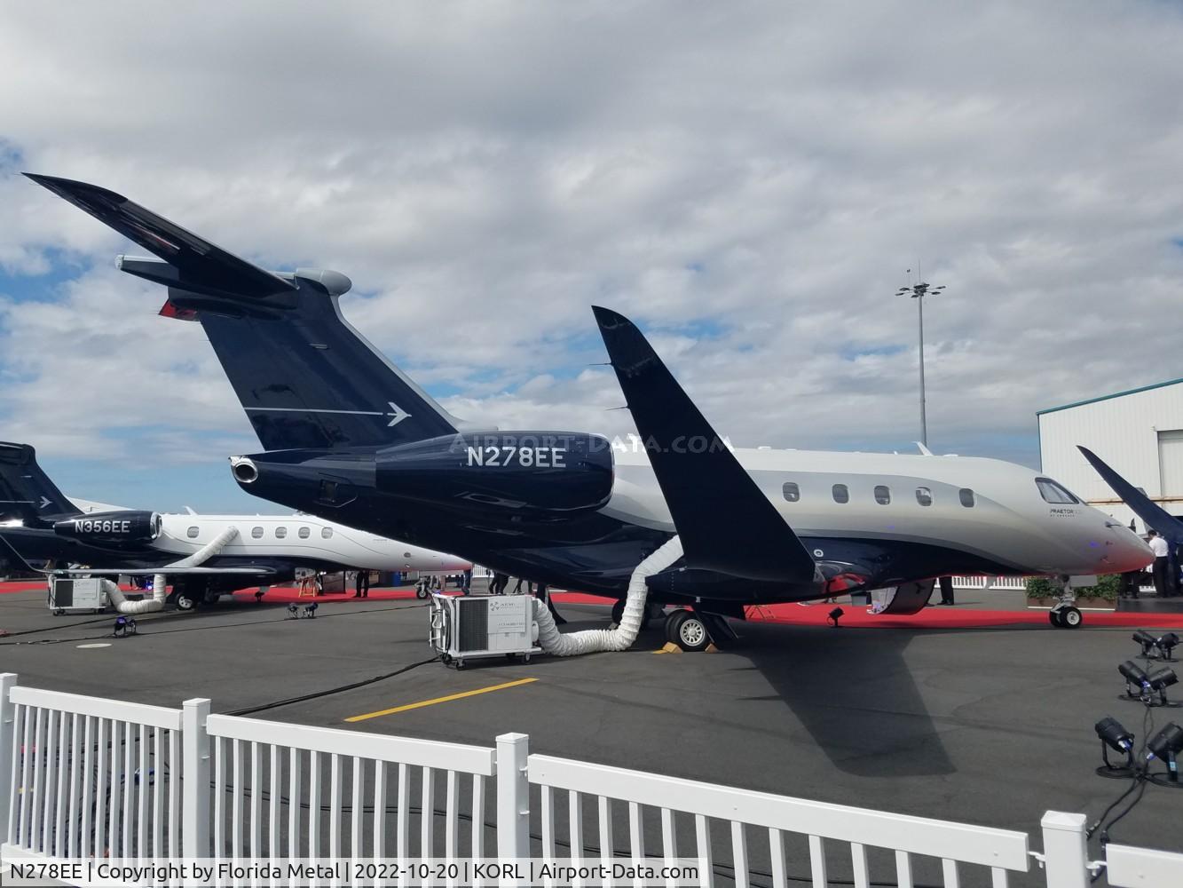 N278EE, 2021 Embraer EMB-545 (Praetor 500) C/N 55010078, NBAA 2022