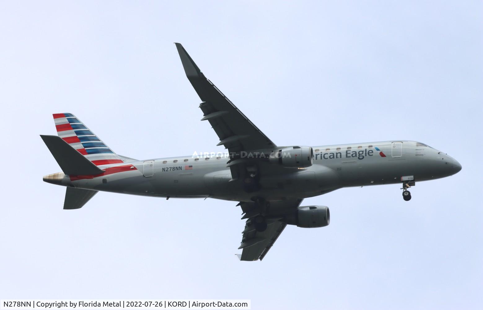 N278NN, 2019 Embraer 175LR (ERJ-170-200LR) C/N 17000784, ORD 2022